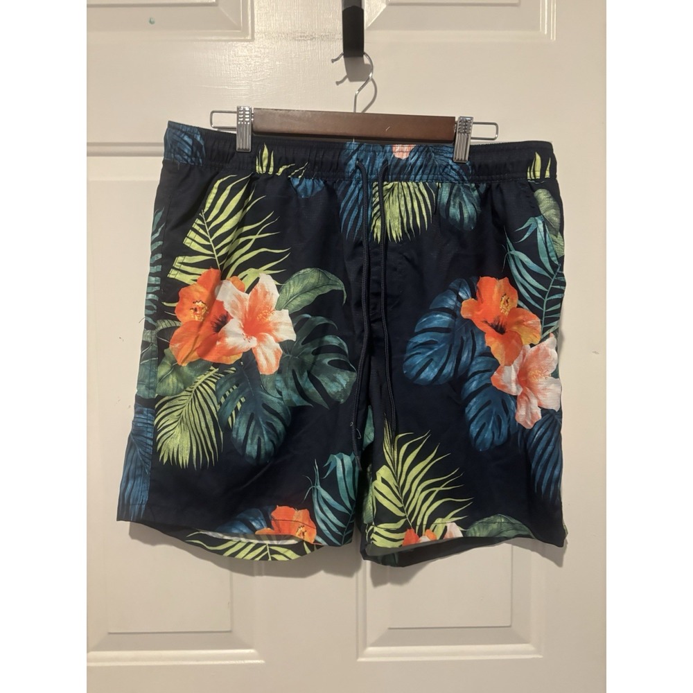 Matix Shorts Performance Hybrid‎ Board  Swim Trunks Floral Hawaiian Men's Medium